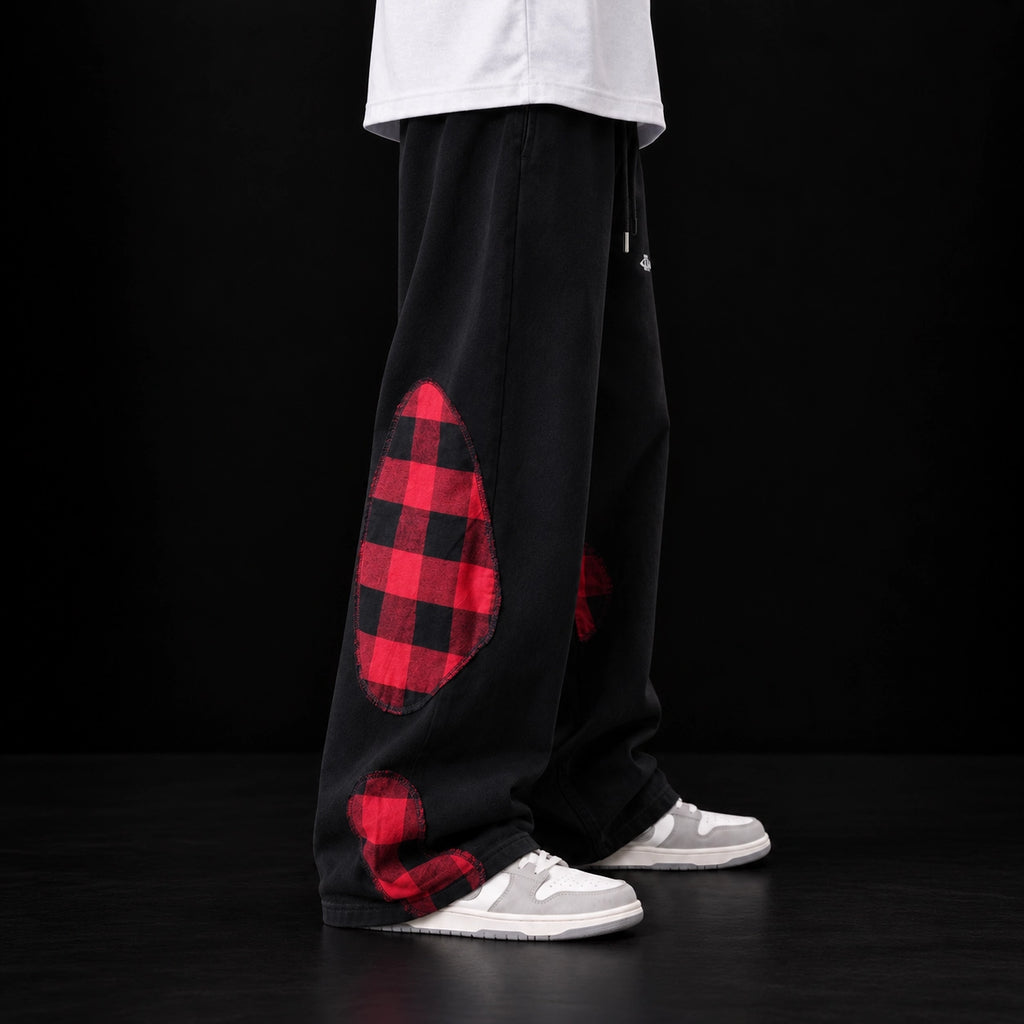 Patched Out Baggy Joggers