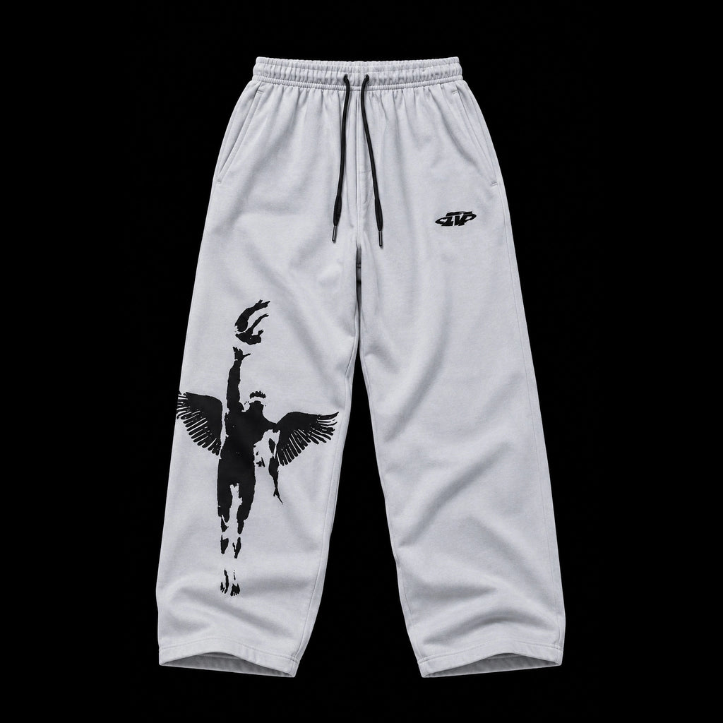 Rock Bottom Stonewashed Baggy Joggers