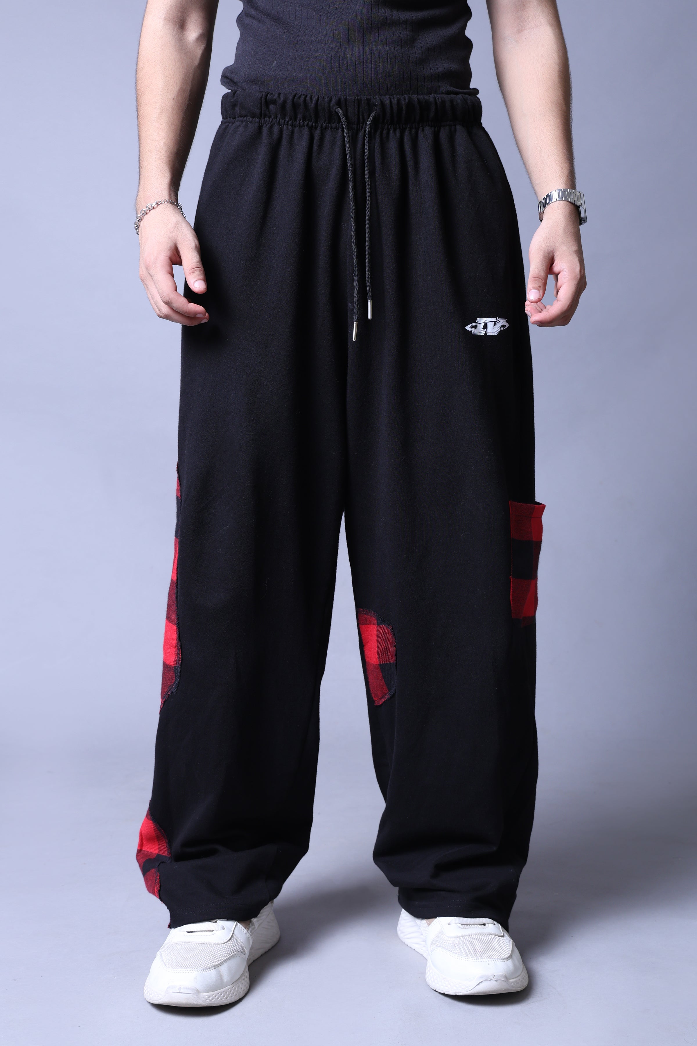 Patched Out Baggy Joggers