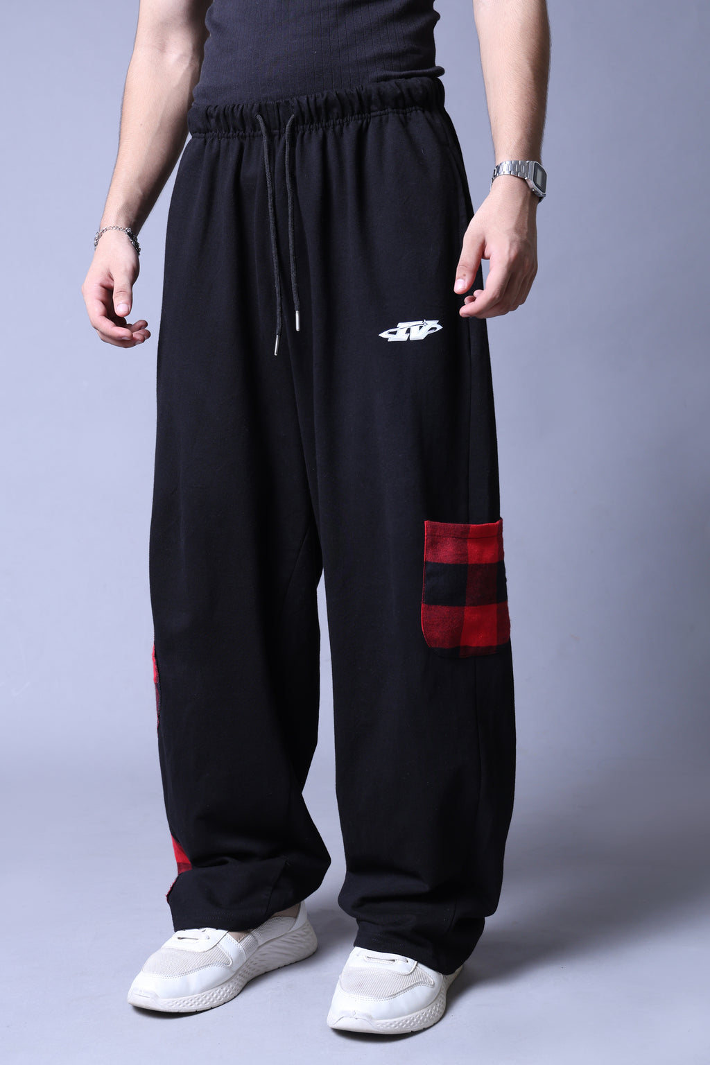 Patched Out Baggy Joggers
