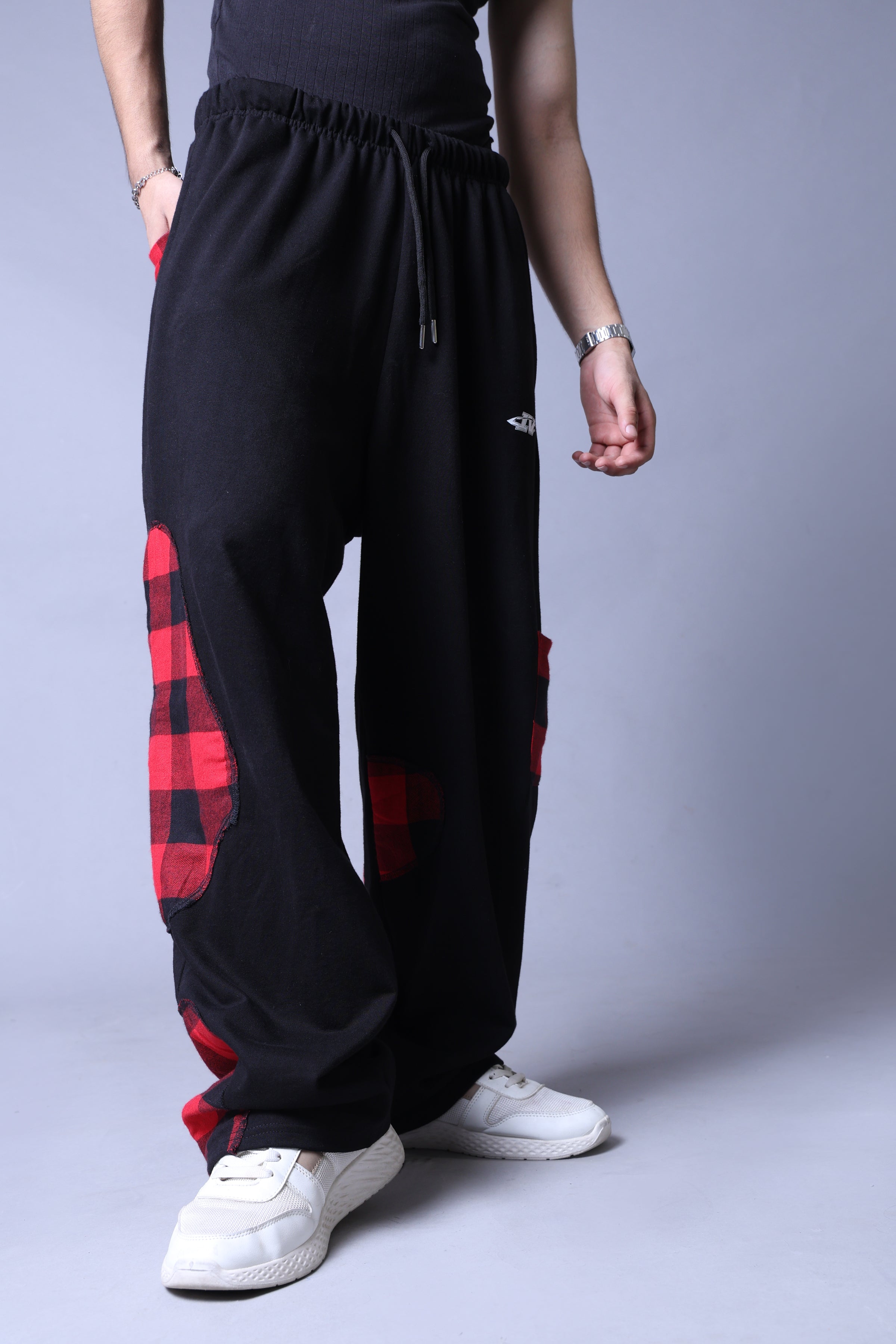 Patched Out Baggy Joggers