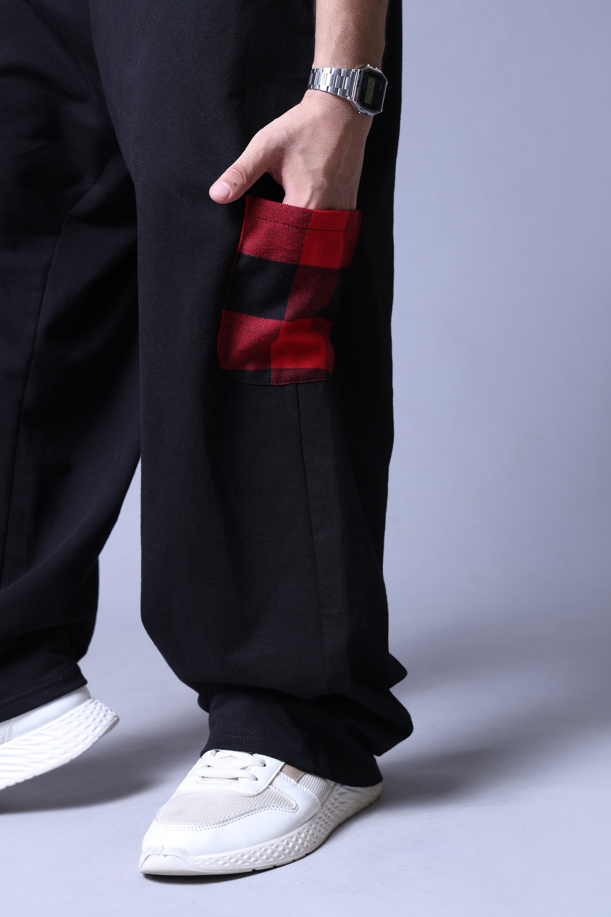 Patched Out Baggy Joggers