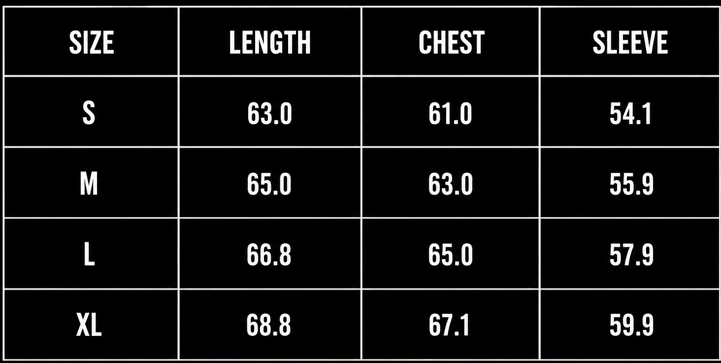 Cheetah Blood Waffle Size Chart (CM)