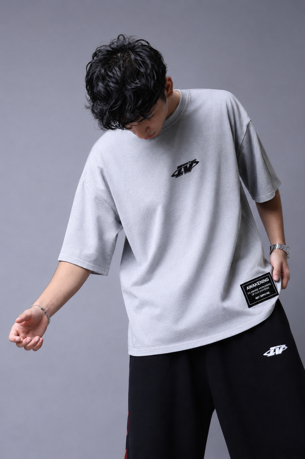 Awakened Oversized Stonewashed T-shirt