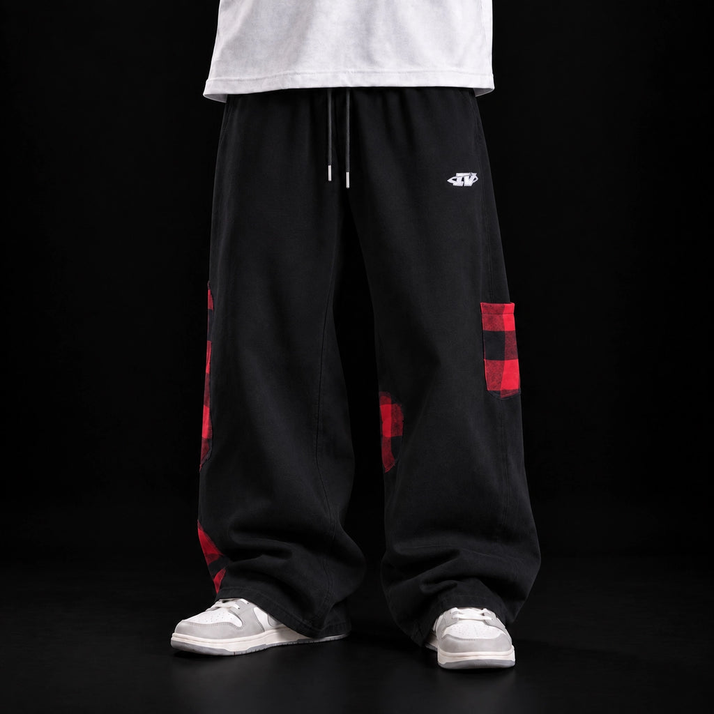 Patched Out Baggy Joggers