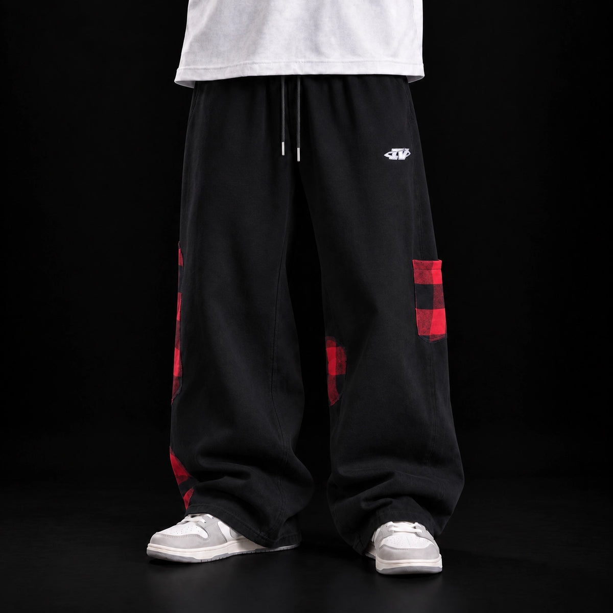 Patched Out Baggy Joggers