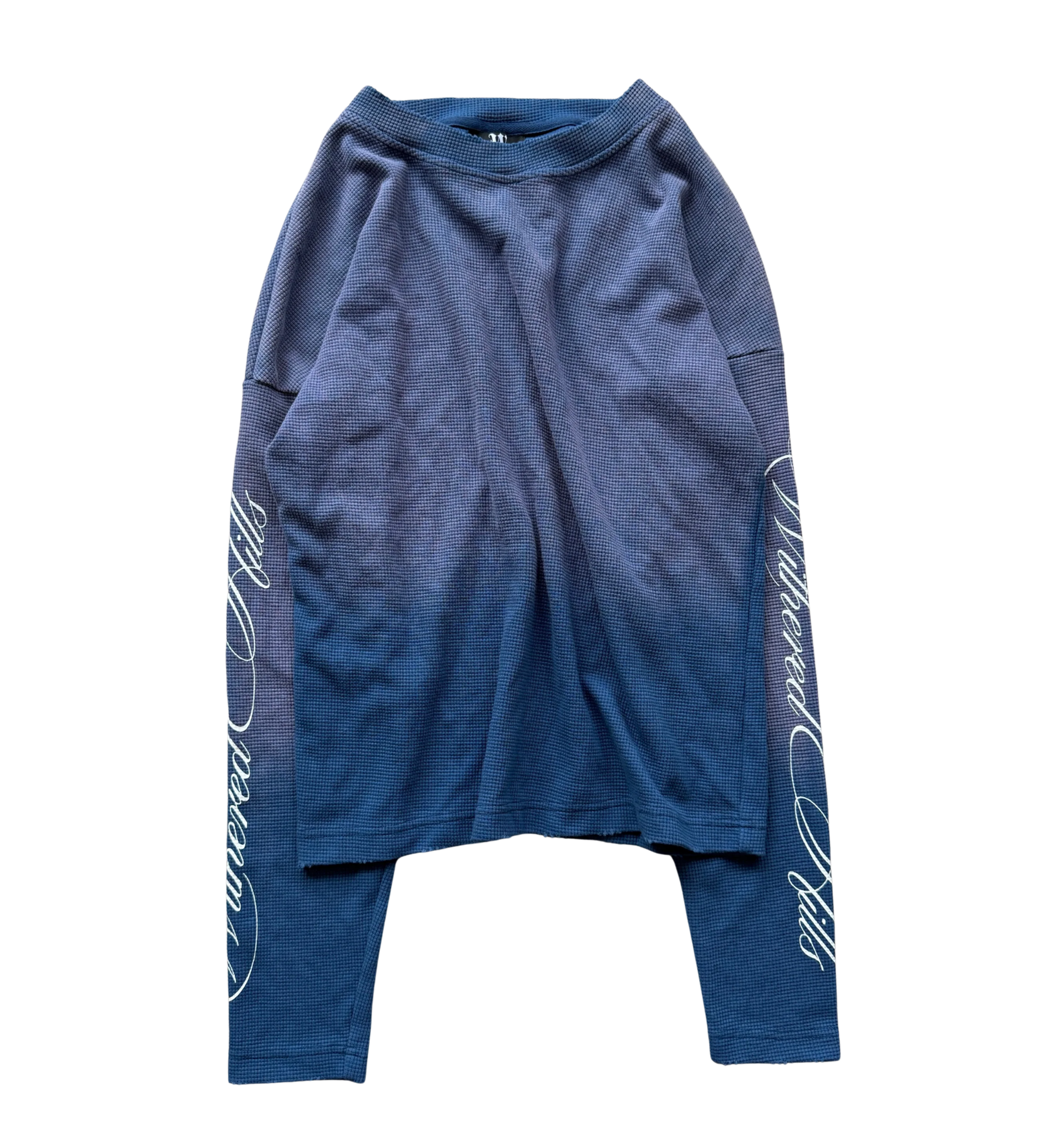Indigo Script Waffle