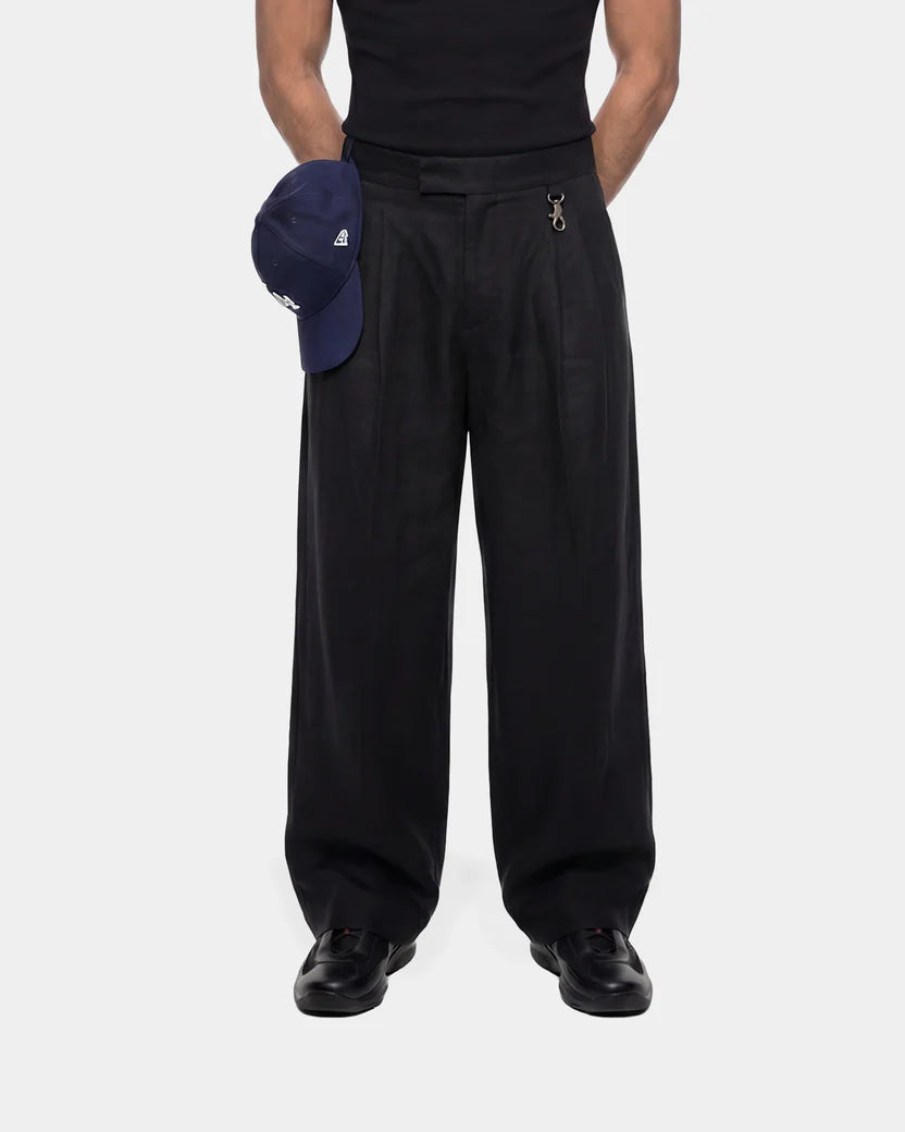 Pleated Linen Trousers