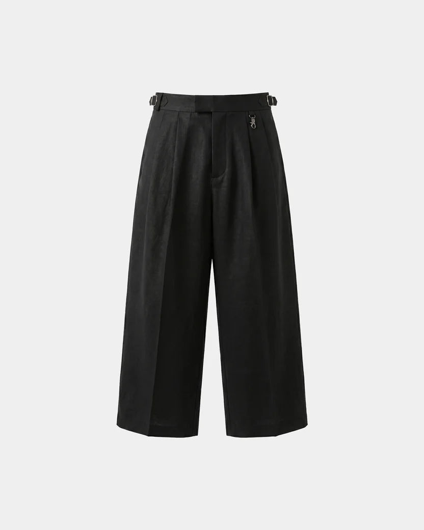 Pleated Linen Trousers