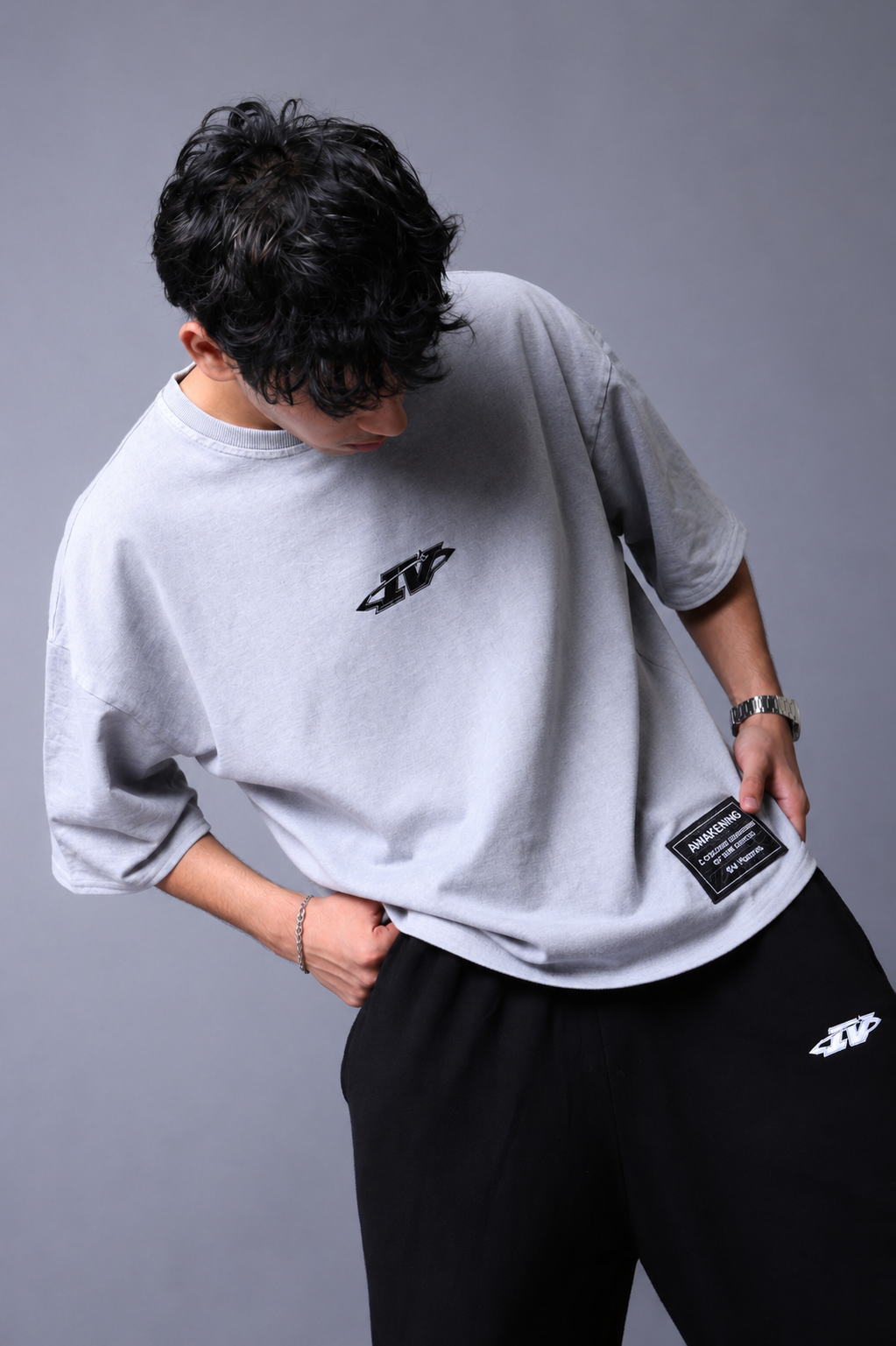 Awakened Oversized Stonewashed T-shirt