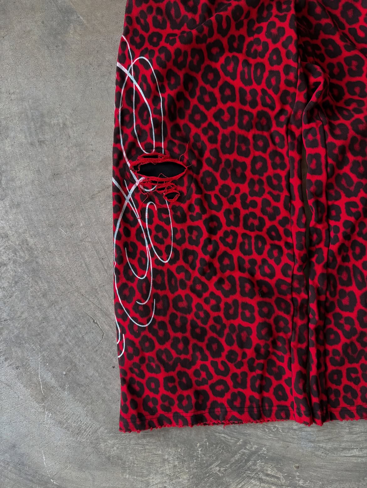 Red Cheetah Sweatpants