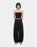 Pleated Linen Trousers