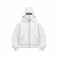Zero Face White Hoodie