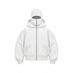 Zero Face White Hoodie