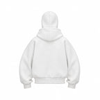 Zero Face White Hoodie