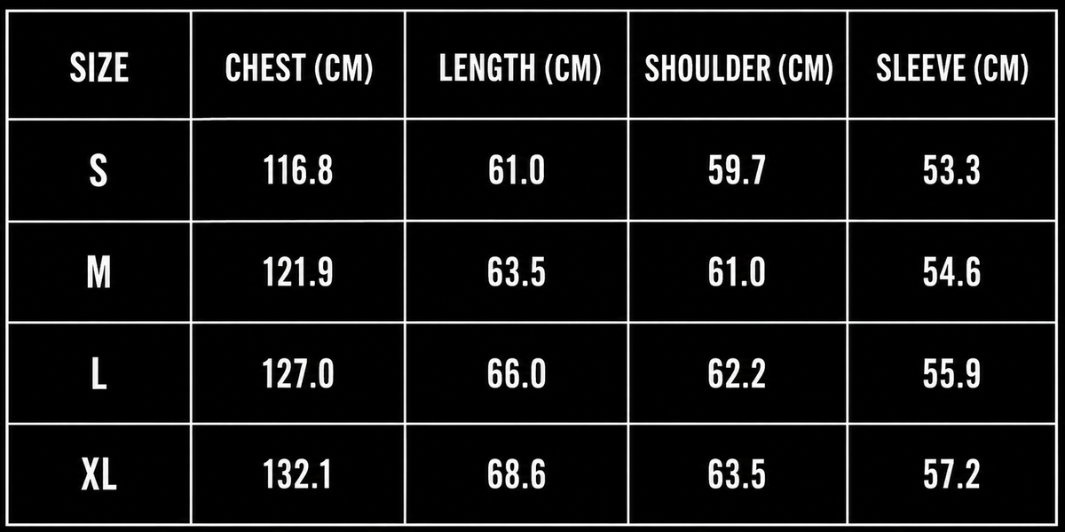 Cheetah Blood Waffle Size Chart (CM)